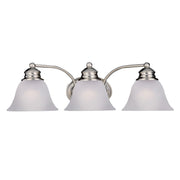 Maxim - 2688FTSN - Three Light Bath Vanity - Malaga - Satin Nickel