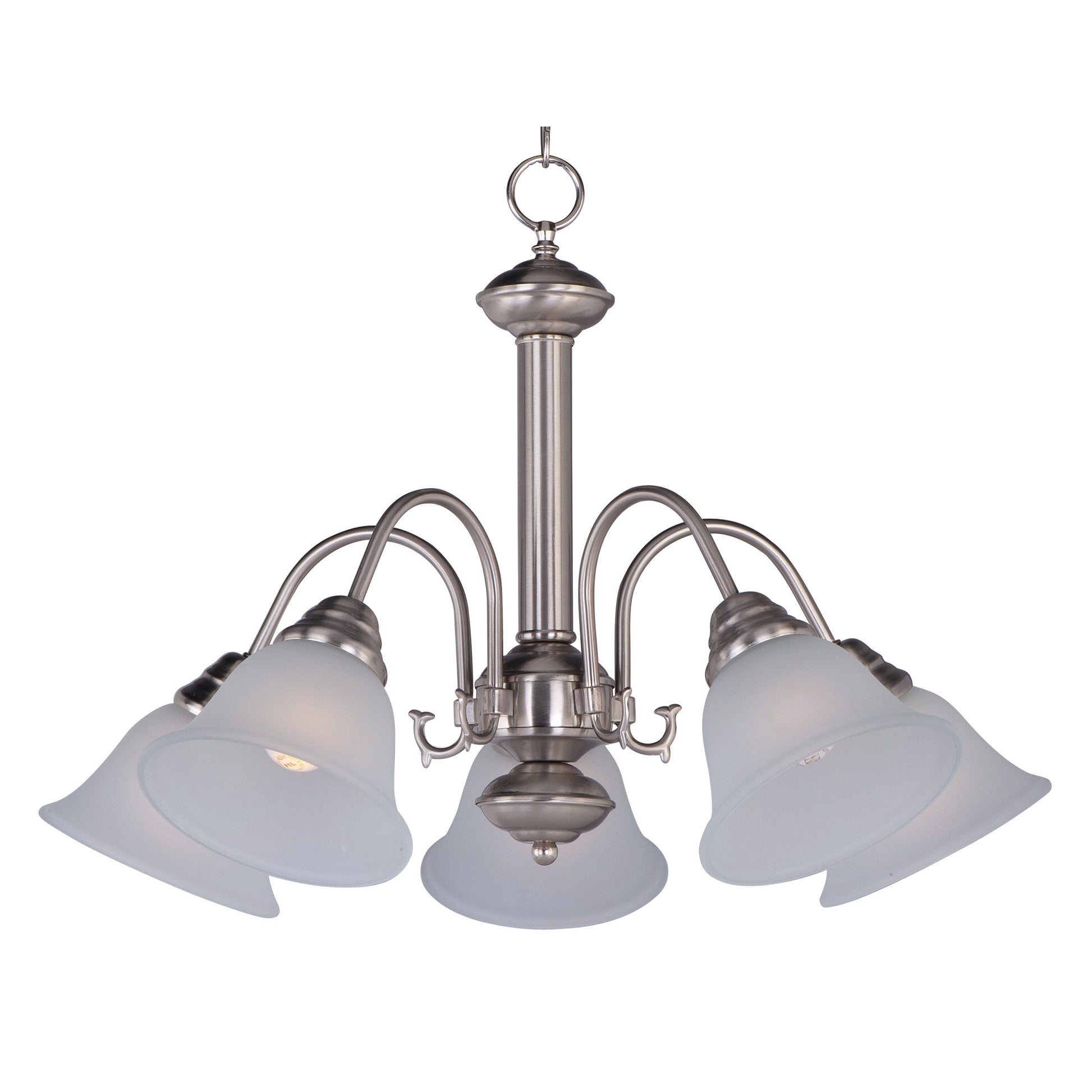Maxim - 2698FTSN - Five Light Chandelier - Malaga - Satin Nickel
