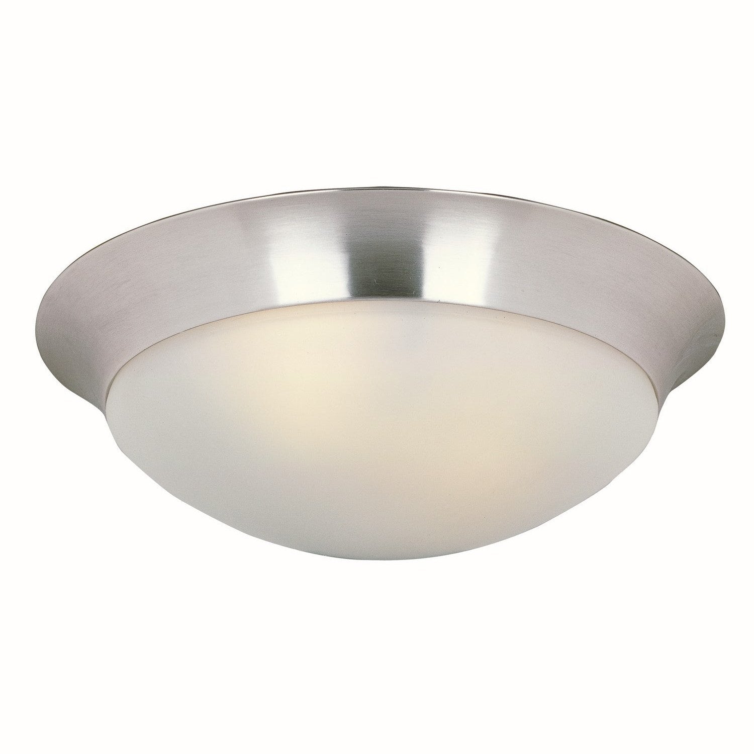 Maxim - 5852FTSN - Three Light Flush Mount - Essentials - 585x - Satin Nickel