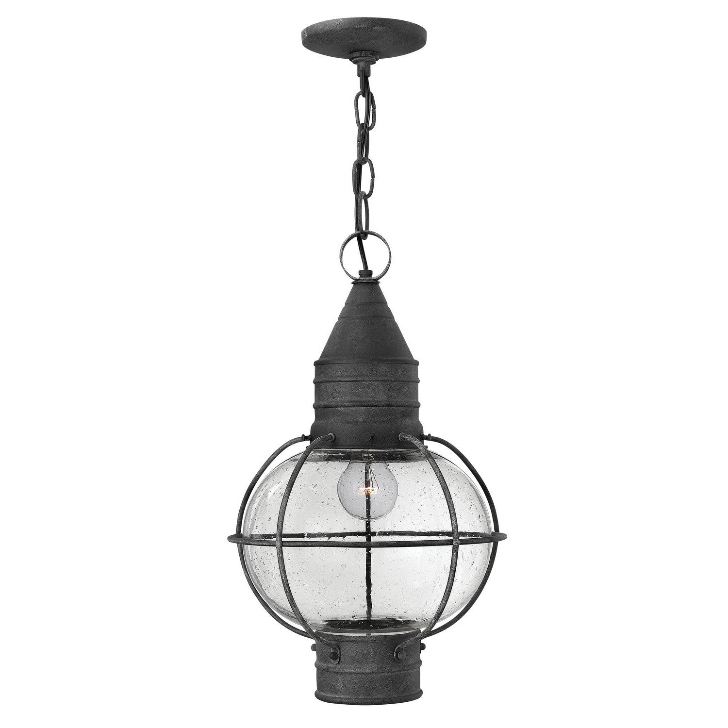 Hinkley - 2202DZ - LED Hanging Lantern - Cape Cod - Aged Zinc