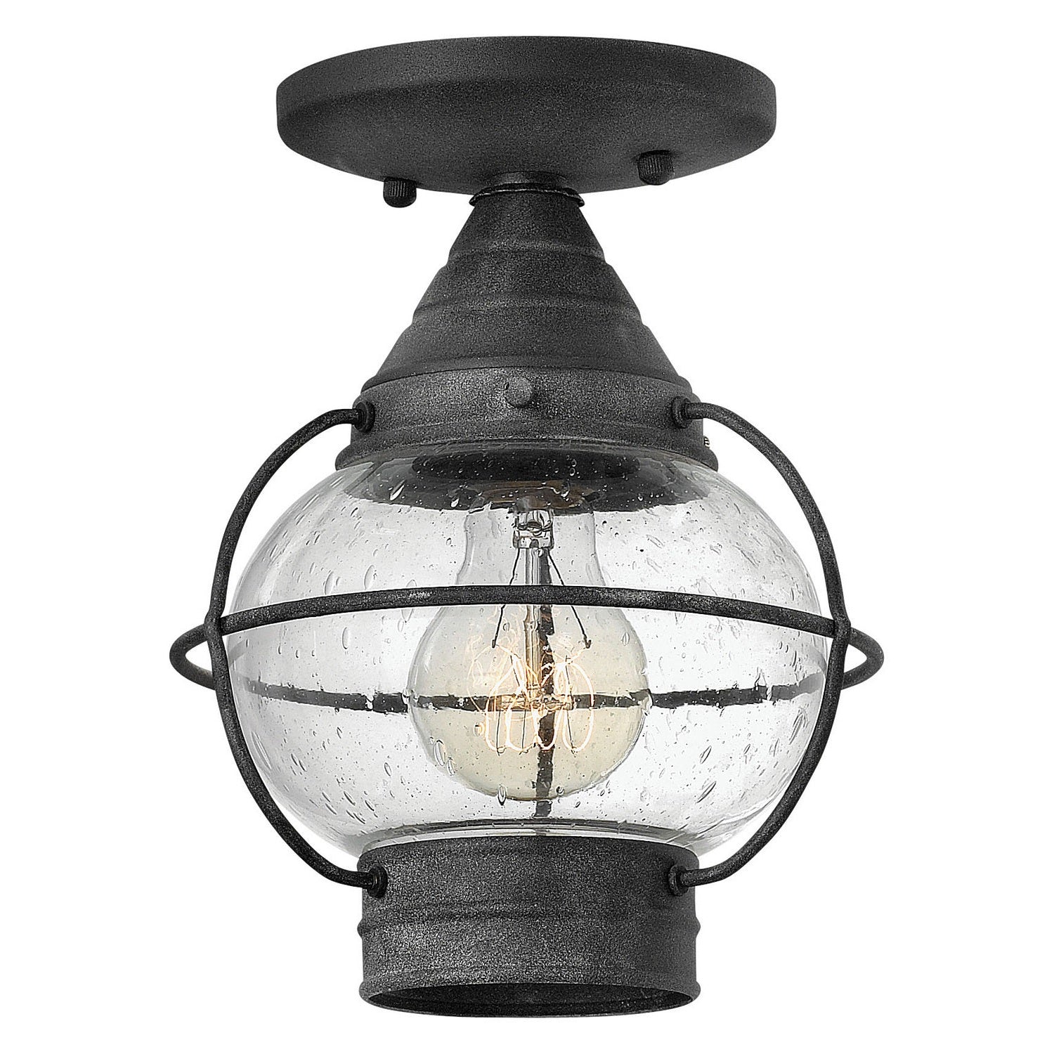 Hinkley - 2203DZ - LED Flush Mount - Cape Cod - Aged Zinc