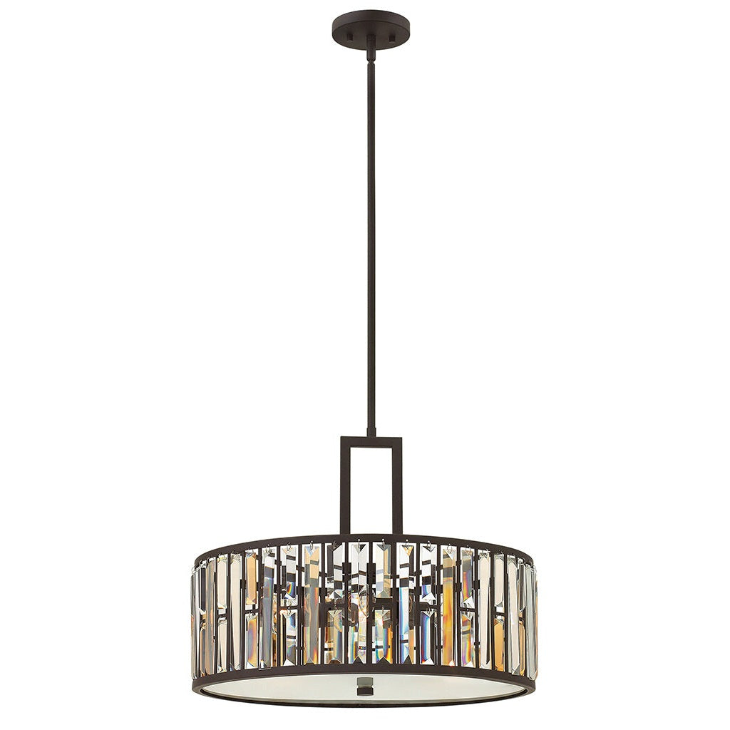 Fredrick Ramond - FR33735VBZ - LED Foyer Pendant - Gemma - Vintage Bronze