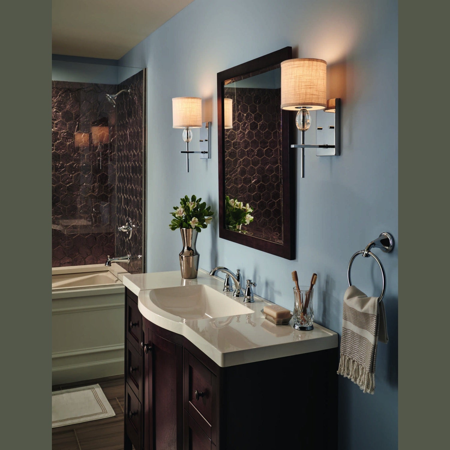 Progress Lighting - P2060-15 - One Light Bath Bracket - Status - Polished Chrome