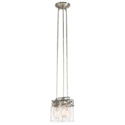 Kichler - 42869NI - Three Light Pendant - Brinley - Brushed Nickel