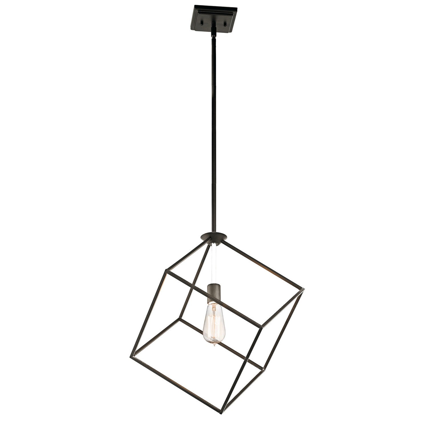 Kichler - 42525OZ - One Light Pendant - Cartone - Olde Bronze
