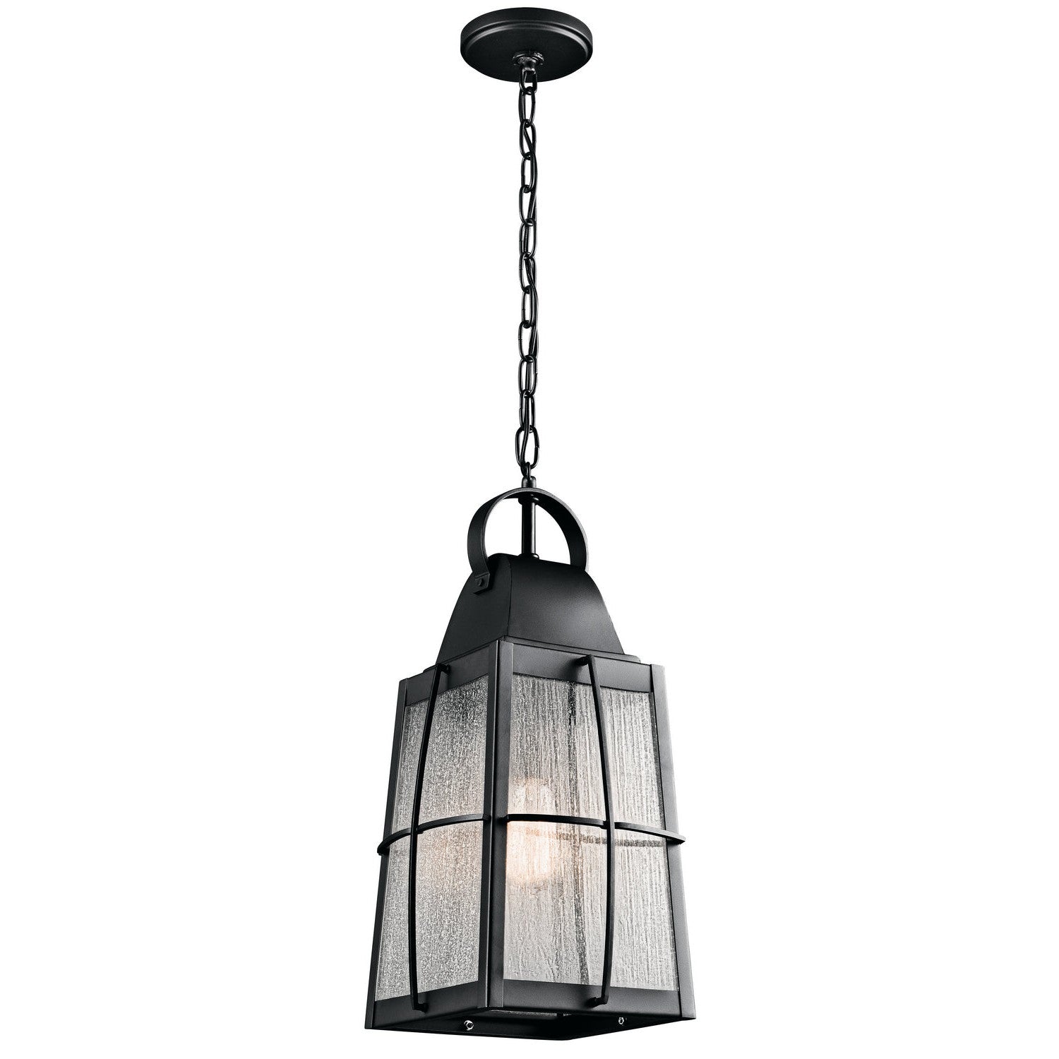 Kichler - 49556BKT - One Light Outdoor Pendant - Tolerand - Textured Black