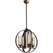 Quorum - 603-4-86 - Four Light Chandelier - Julian - Oiled Bronze