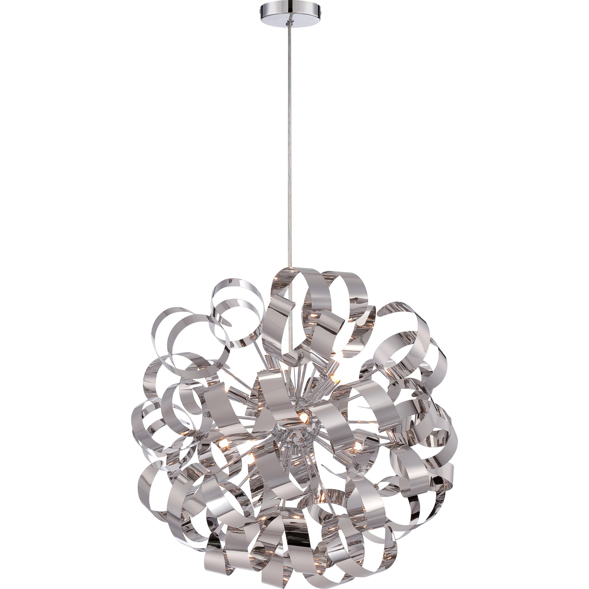 Quoizel - RBN2823C - 12 Light Pendant - Ribbons - Polished Chrome