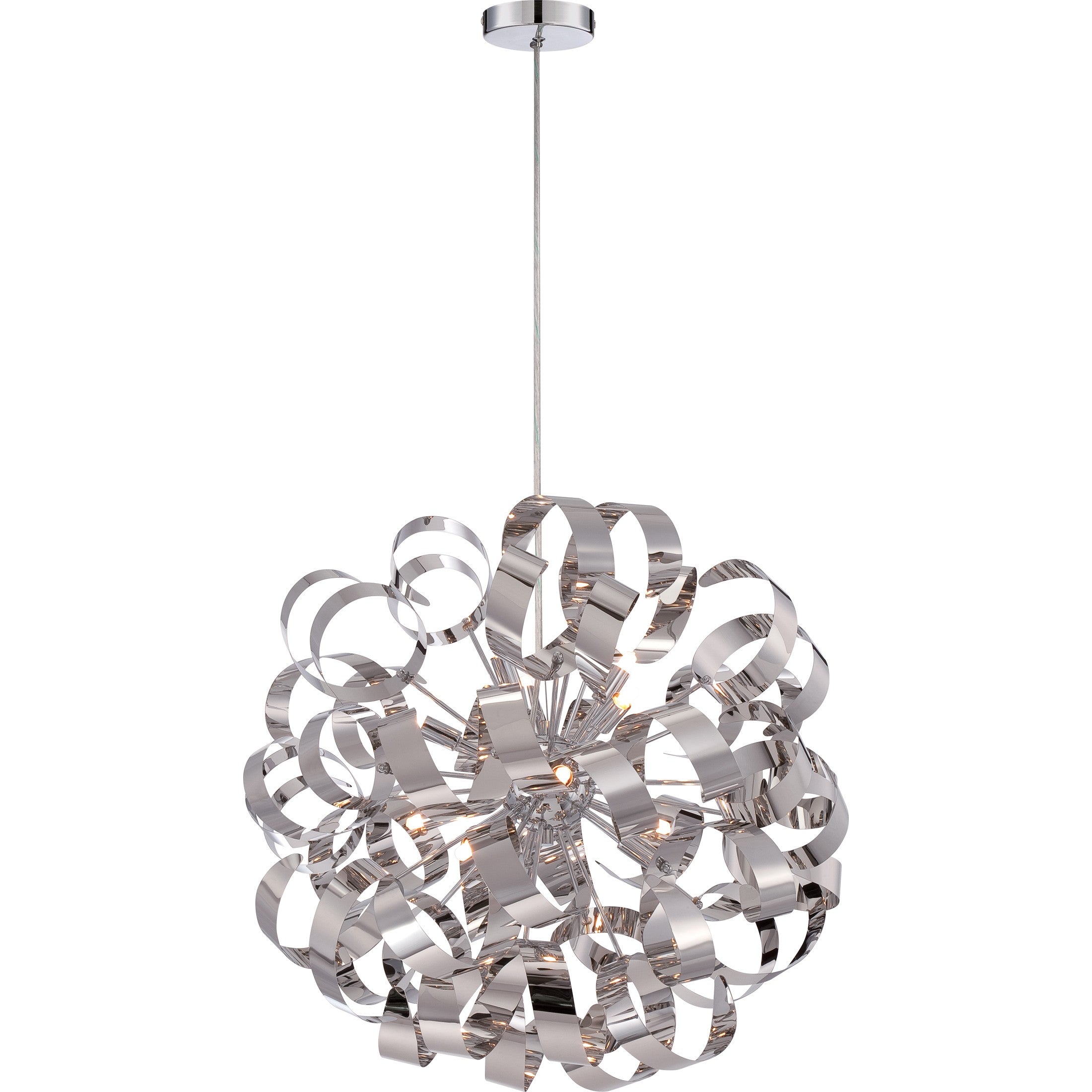 Quoizel - RBN2823C - 12 Light Pendant - Ribbons - Polished Chrome