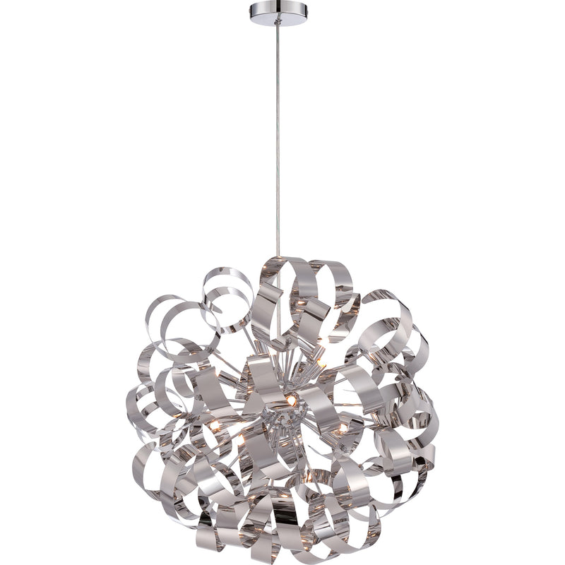 Quoizel - RBN2823C - 12 Light Pendant - Ribbons - Polished Chrome