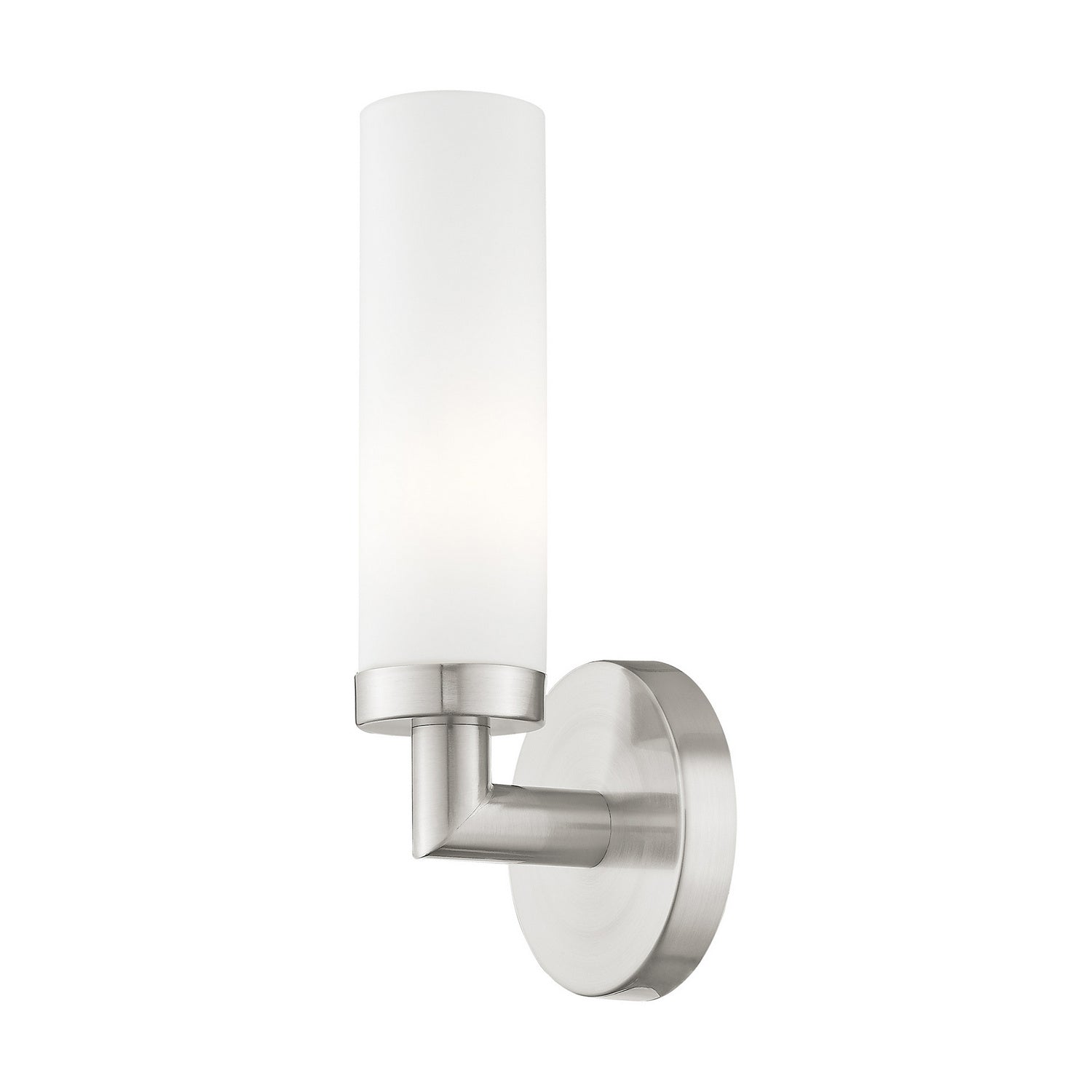Livex Lighting - 10103-91 - One Light Wall Sconce - Aero - Brushed Nickel