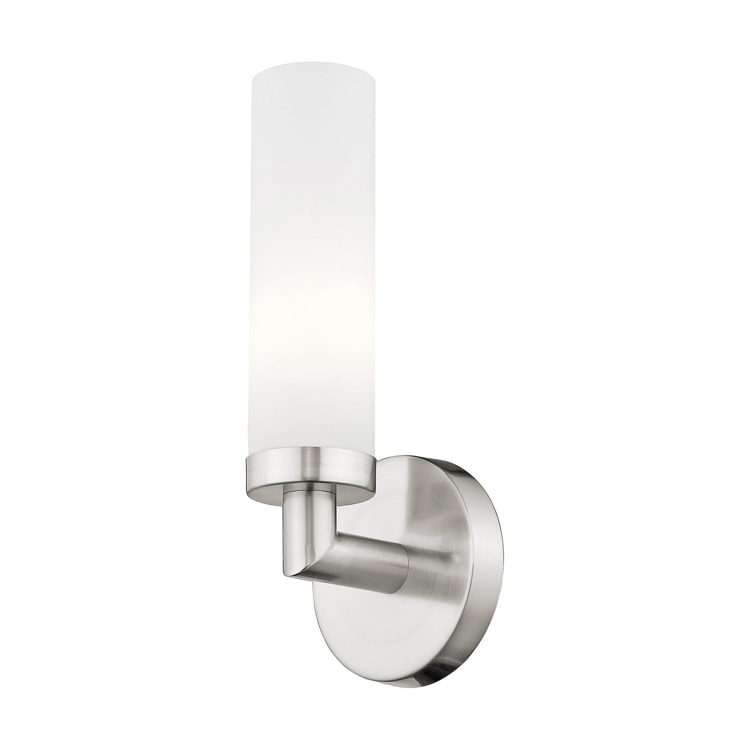 Livex Lighting - 10103-91 - One Light Wall Sconce - Aero - Brushed Nickel