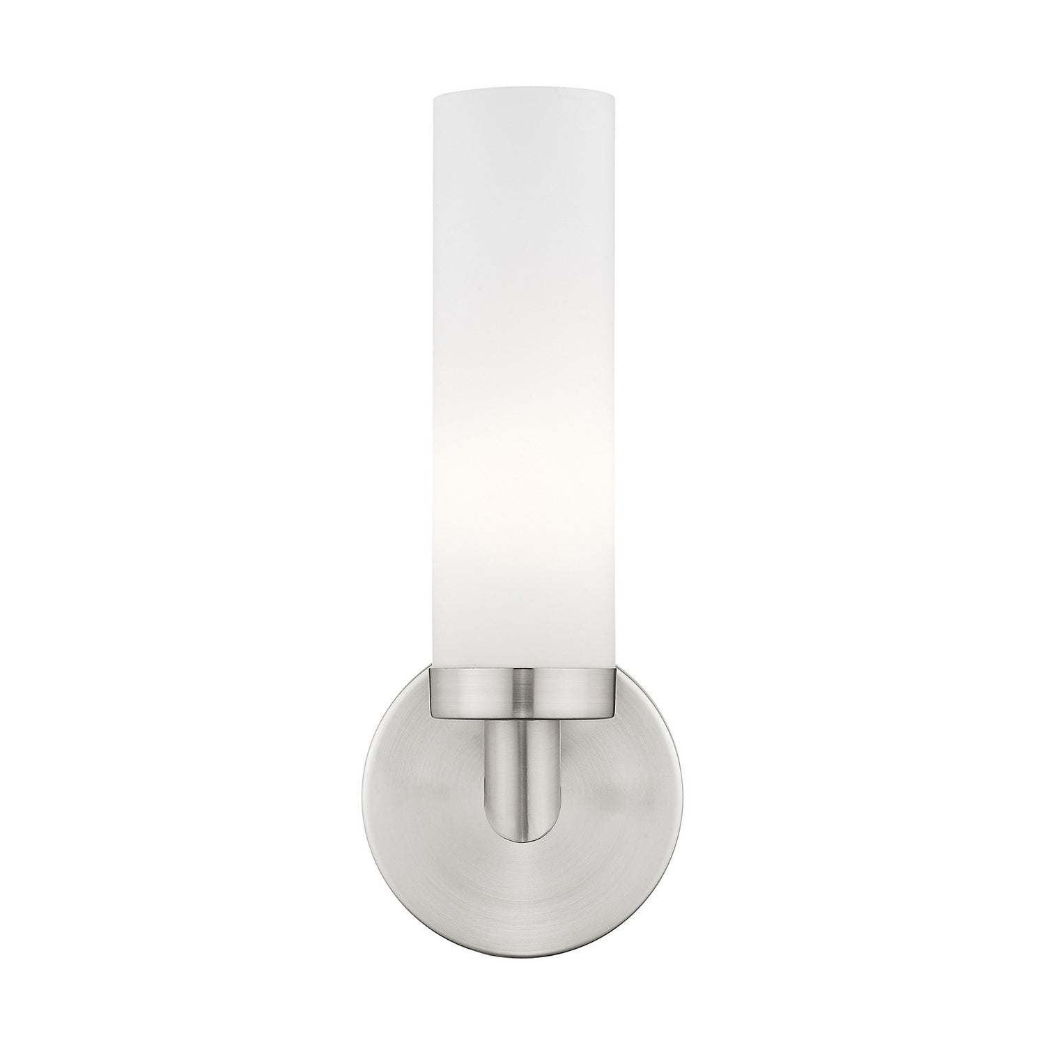Livex Lighting - 10103-91 - One Light Wall Sconce - Aero - Brushed Nickel