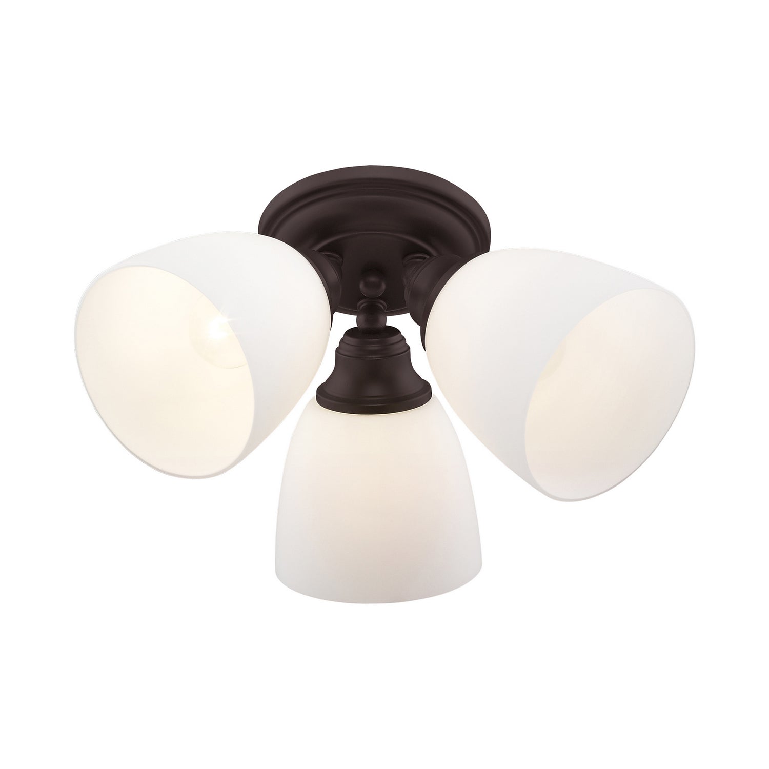 Livex Lighting - 13664-07 - Three Light Ceiling Mount - Somerville - Bronze