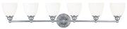 Livex Lighting - 13666-05 - Six Light Bath Vanity - Somerville - Polished Chrome