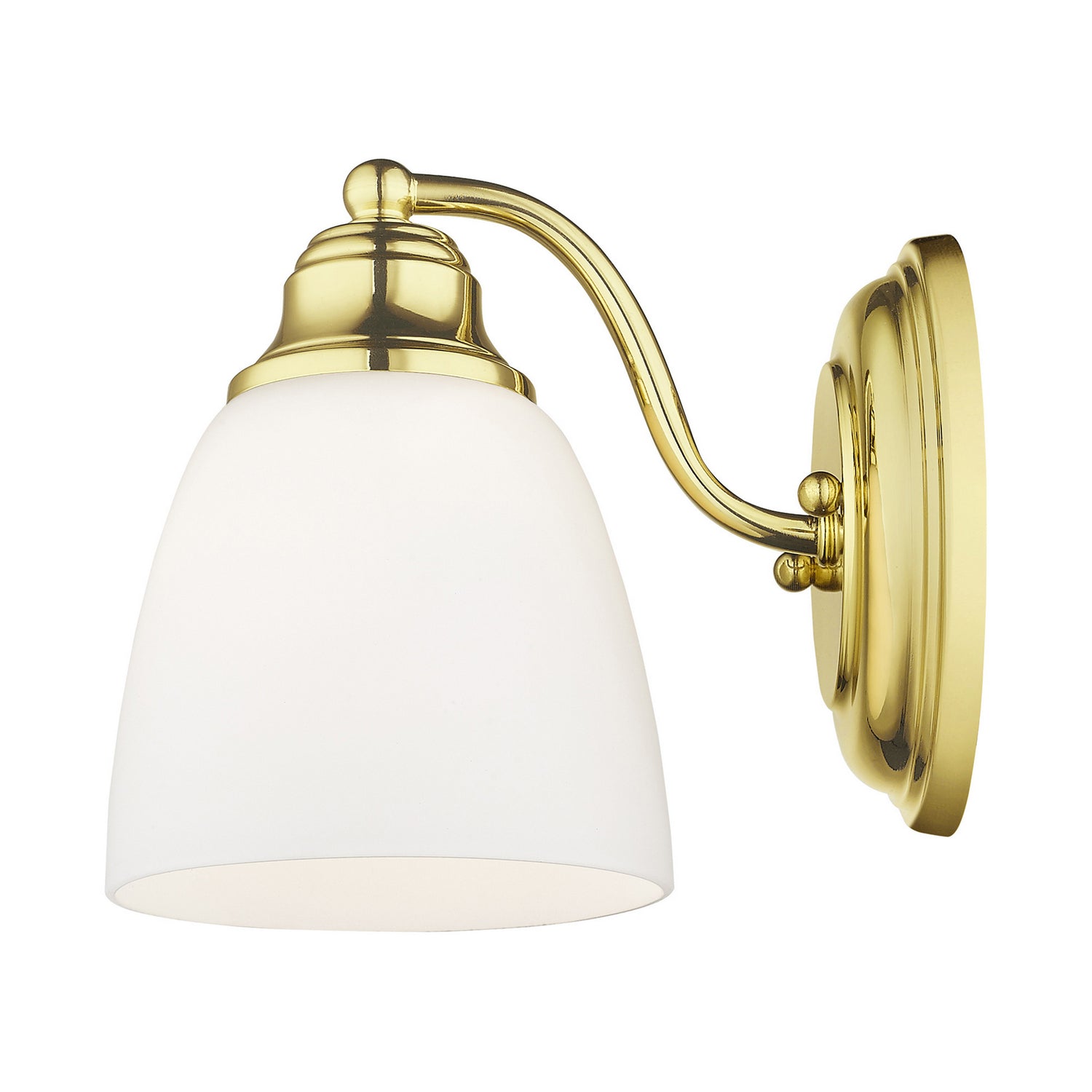 Livex Lighting - 13671-02 - One Light Wall Sconce - Somerville - Polished Brass