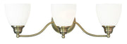 Livex Lighting - 13673-01 - Three Light Bath Vanity - Somerville - Antique Brass