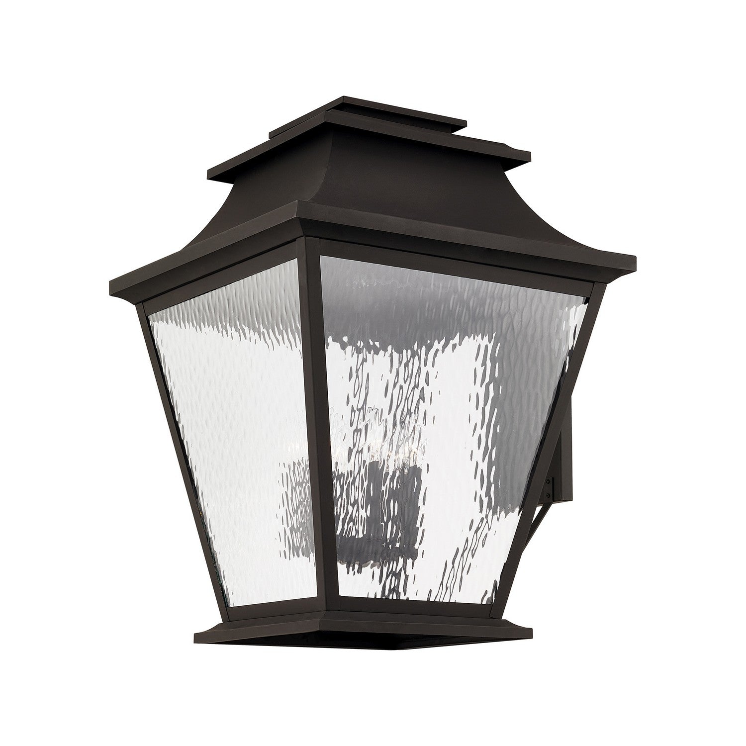 Livex Lighting - 20251-07 - Six Light Outdoor Wall Lantern - Hathaway - Bronze