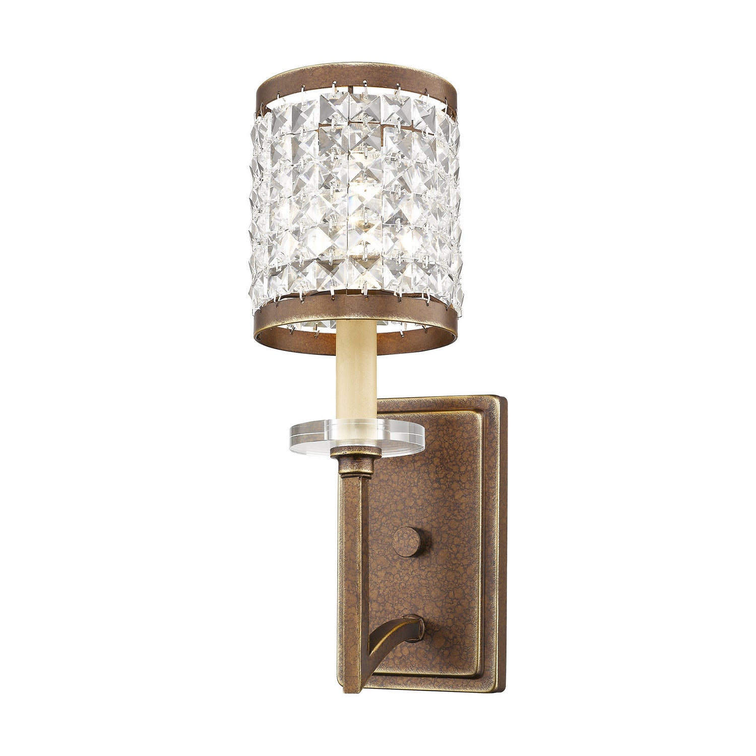 Livex Lighting - 50561-64 - One Light Wall Sconce - Grammercy - Hand Applied Palacial Bronze