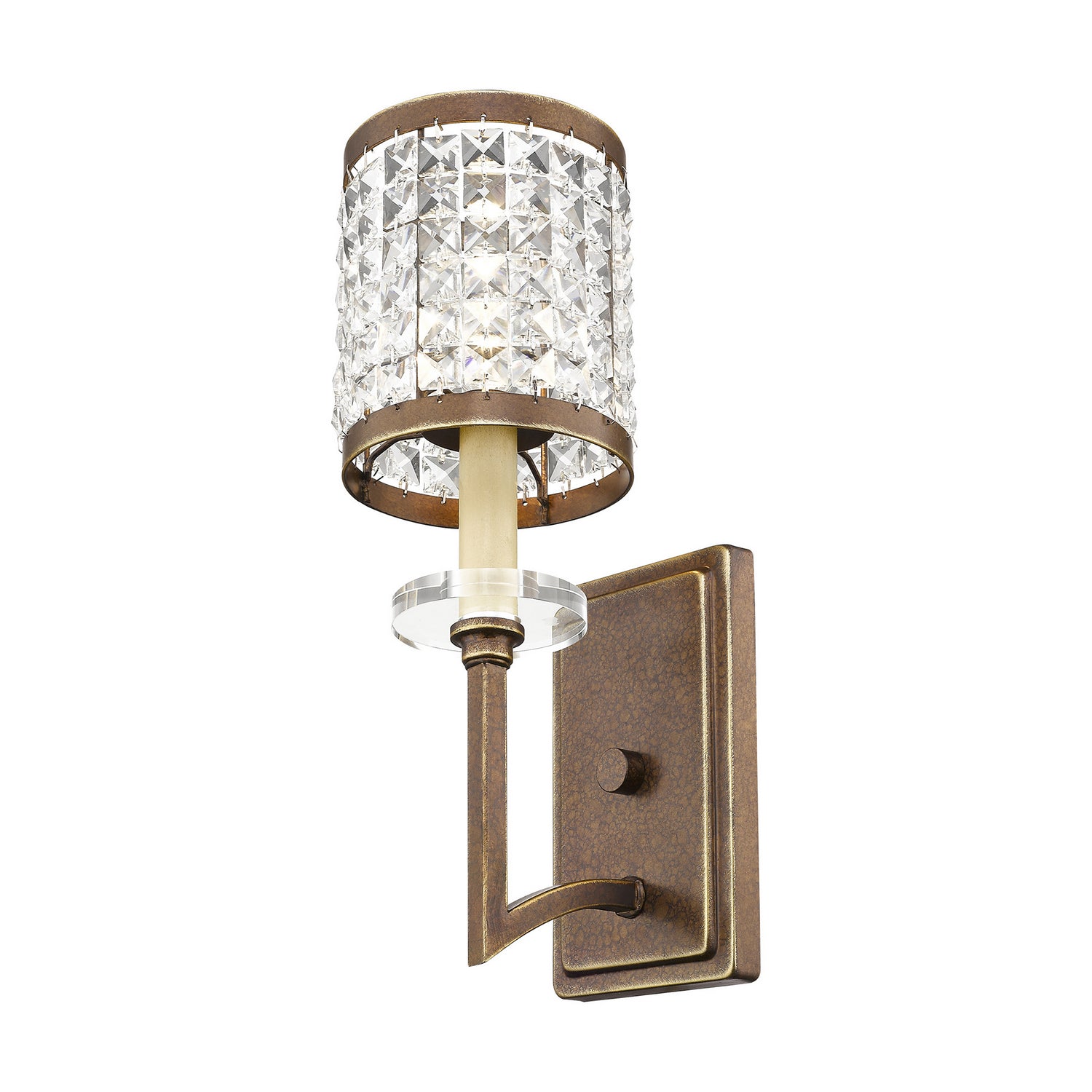 Livex Lighting - 50561-64 - One Light Wall Sconce - Grammercy - Hand Applied Palacial Bronze