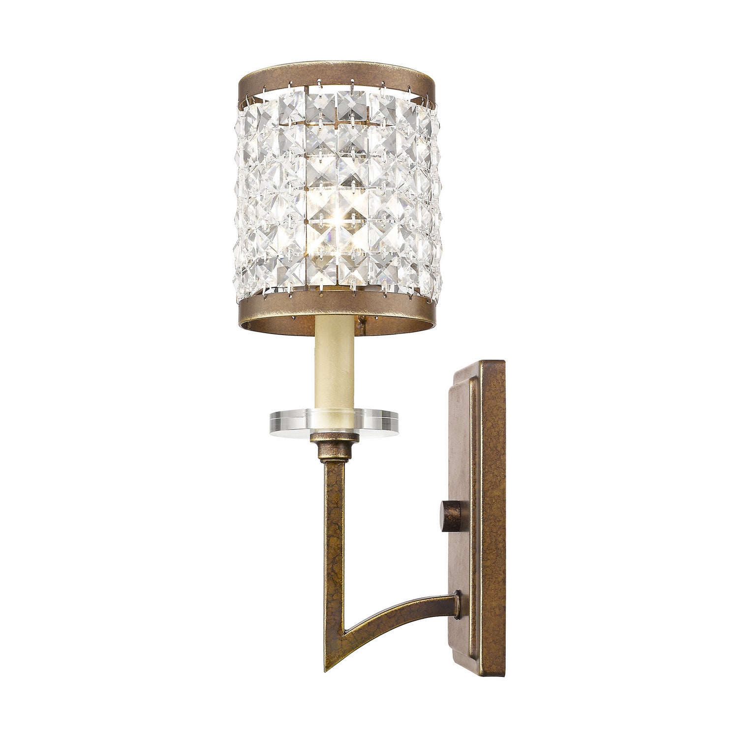 Livex Lighting - 50561-64 - One Light Wall Sconce - Grammercy - Hand Applied Palacial Bronze