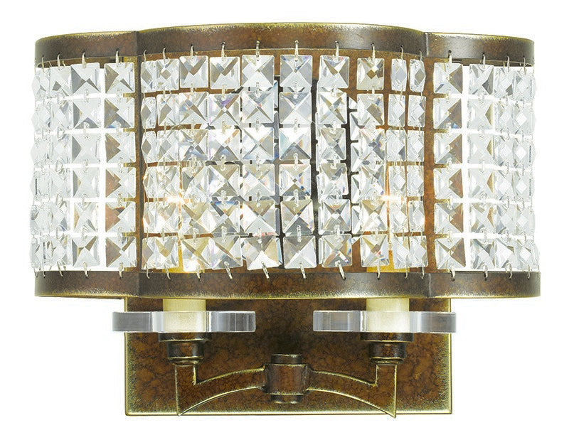 Livex Lighting - 50568-64 - Two Light Wall Sconce - Grammercy - Hand Applied Palacial Bronze