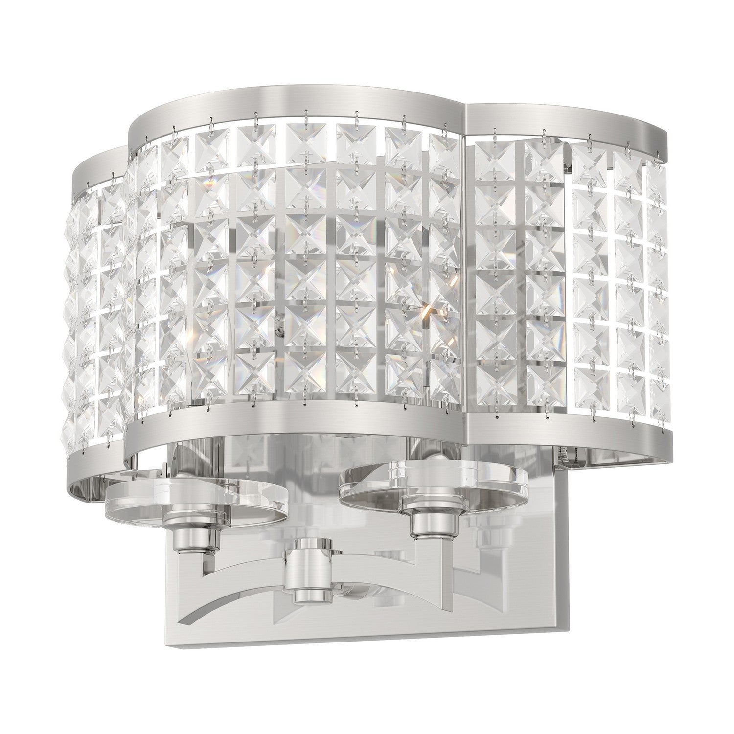 Livex Lighting - 50568-91 - Two Light Wall Sconce - Grammercy - Brushed Nickel