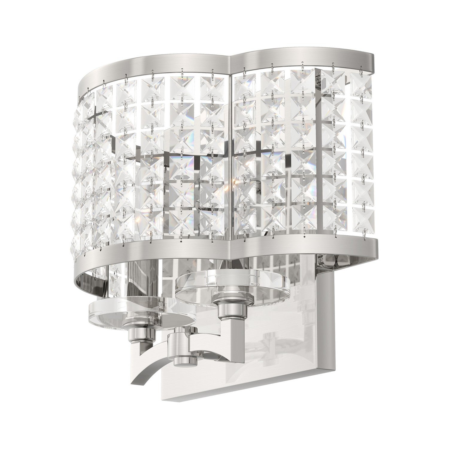 Livex Lighting - 50568-91 - Two Light Wall Sconce - Grammercy - Brushed Nickel