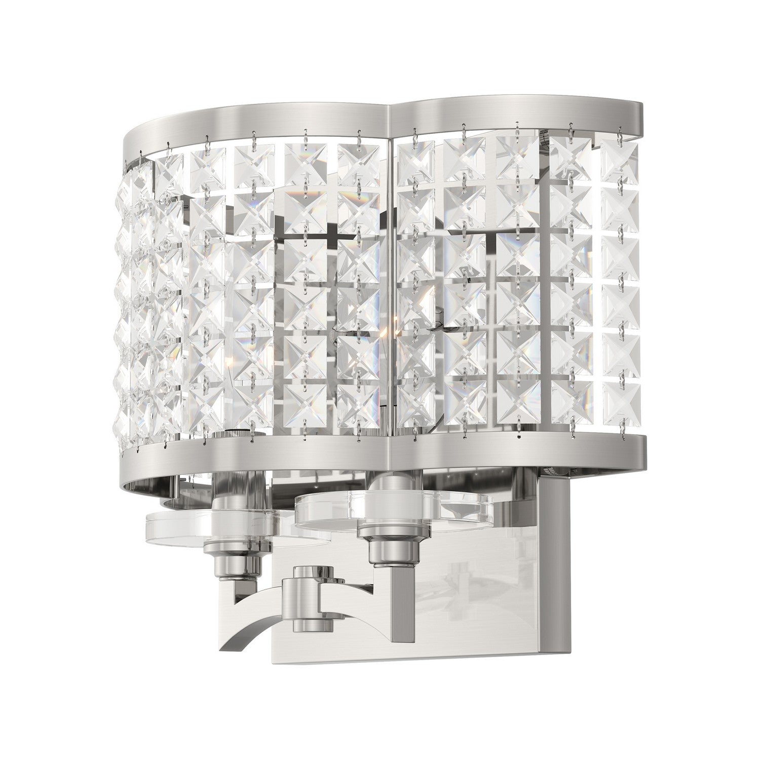 Livex Lighting - 50568-91 - Two Light Wall Sconce - Grammercy - Brushed Nickel