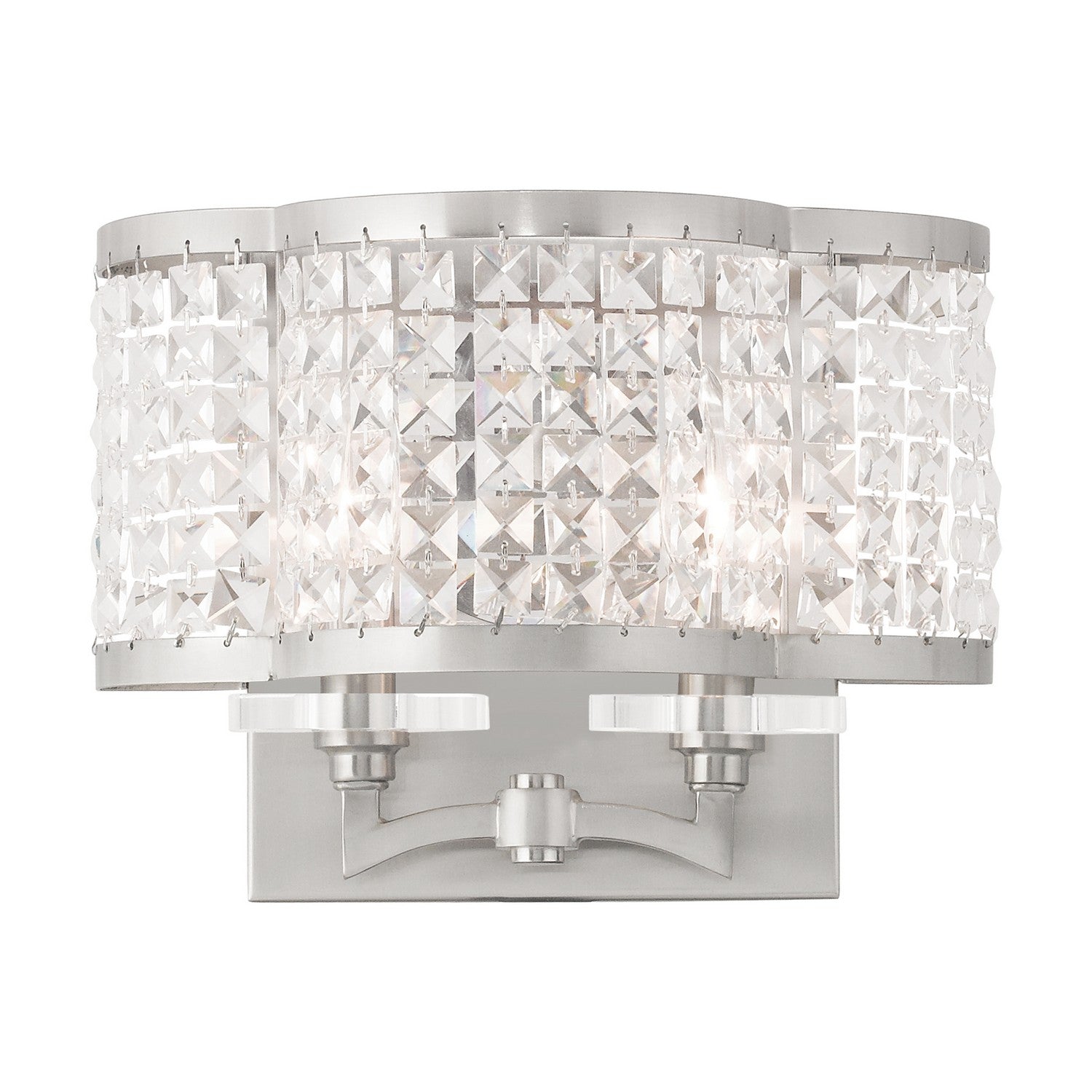 Livex Lighting - 50568-91 - Two Light Wall Sconce - Grammercy - Brushed Nickel