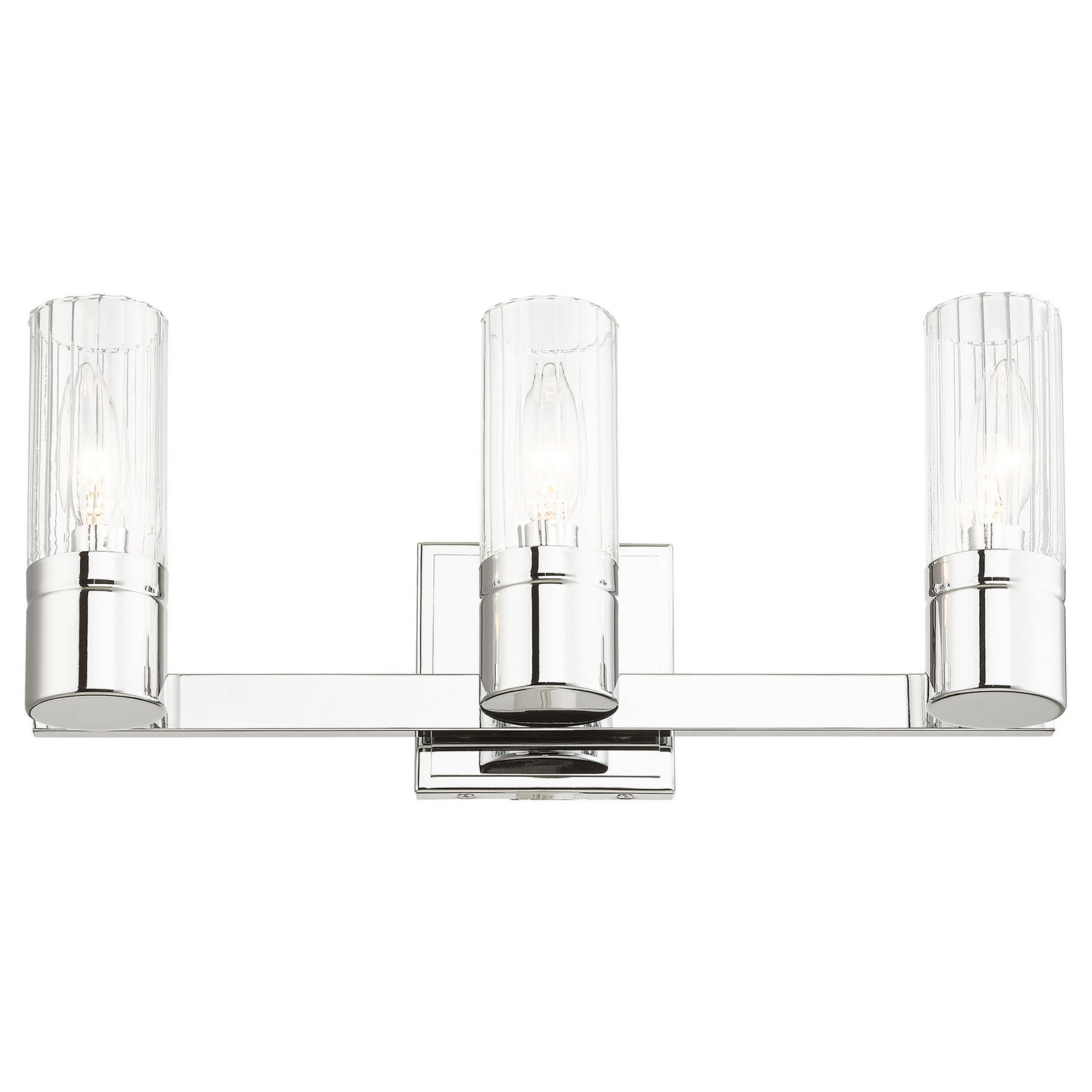 Livex Lighting - 50683-05 - Three Light Bath Vanity - Midtown - Polished Chrome