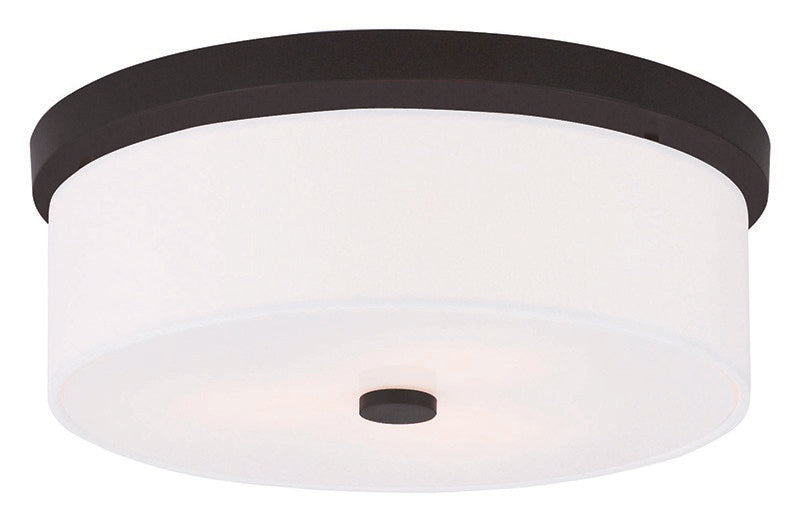 Livex Lighting - 50864-07 - Three Light Ceiling Mount - Meridian - Bronze
