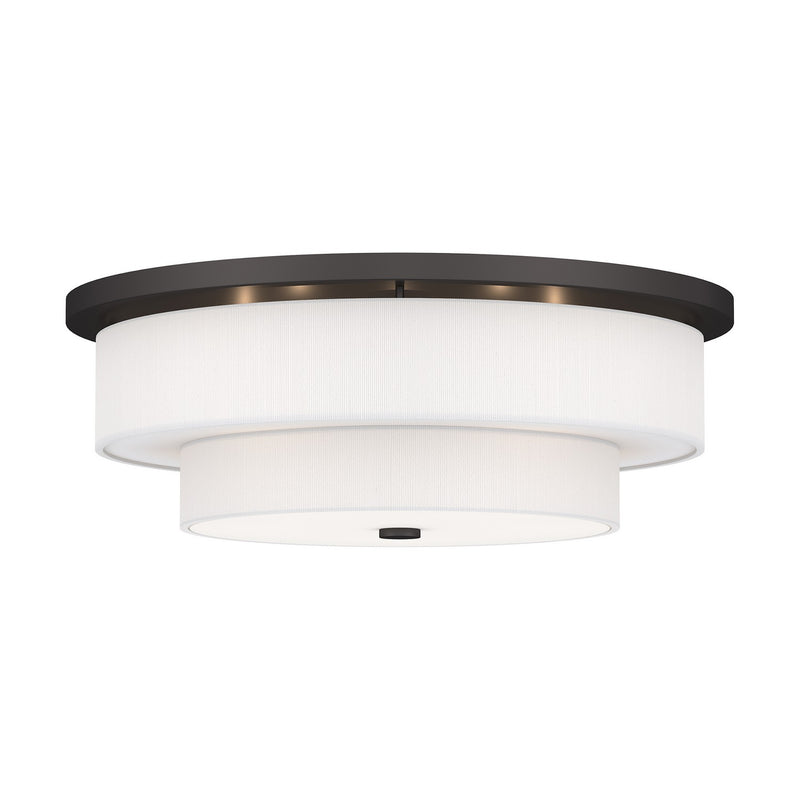 Livex Lighting - 50867-07 - Five Light Ceiling Mount - Meridian - Bronze