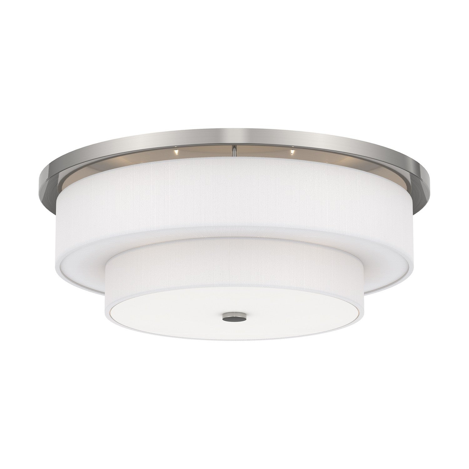 Livex Lighting - 50867-91 - Five Light Ceiling Mount - Meridian - Brushed Nickel