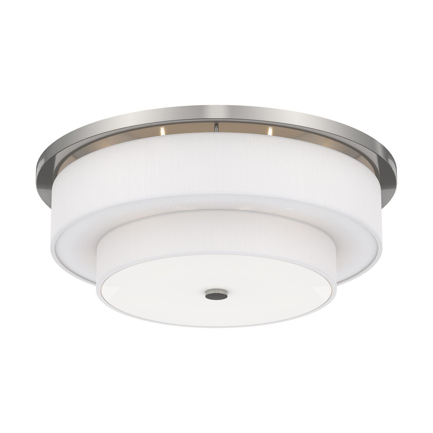 Livex Lighting - 50867-91 - Five Light Ceiling Mount - Meridian - Brushed Nickel