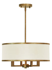 Livex Lighting - 62613-48 - Four Light Chandelier - Park Ridge - Hand Applied Antique Gold Leaf
