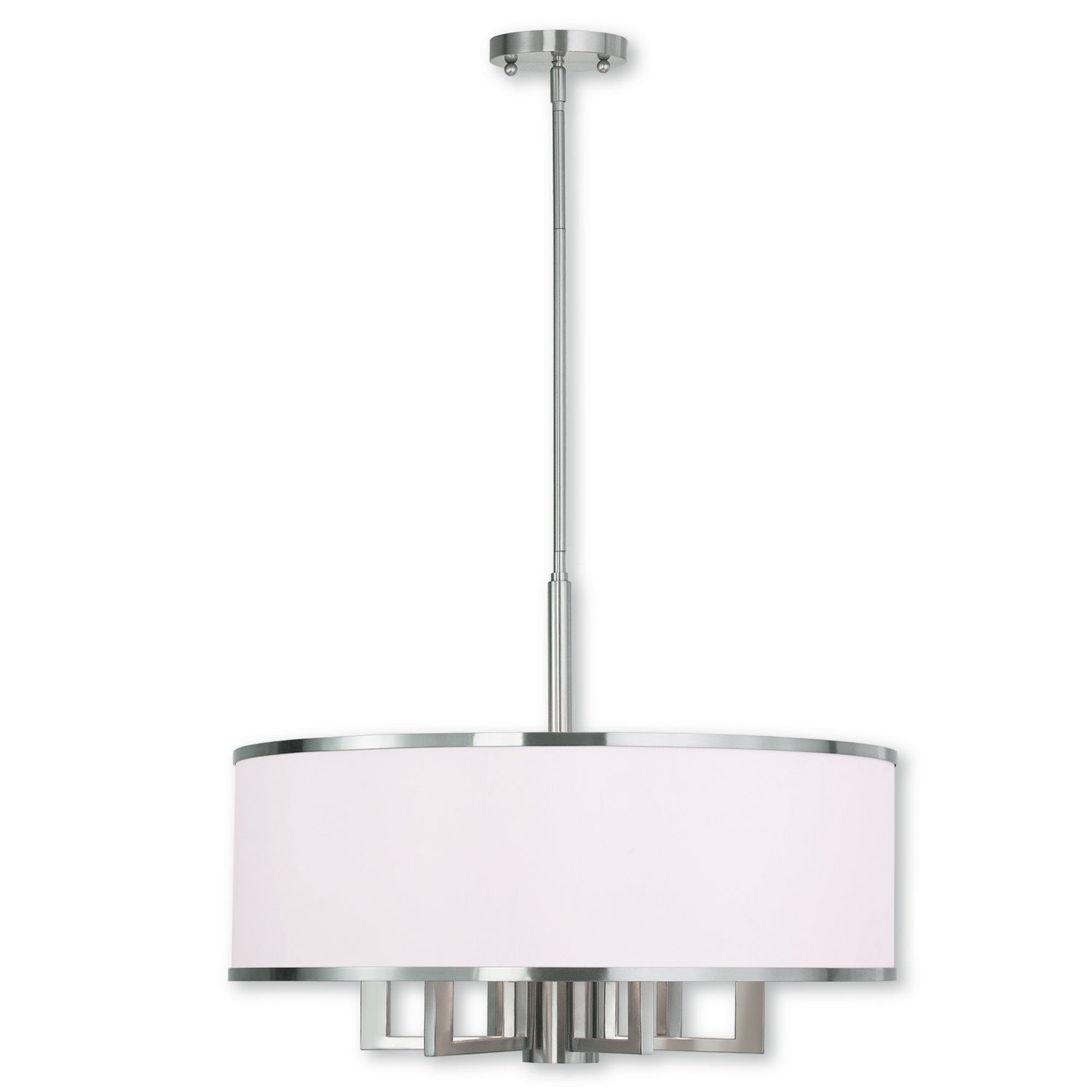 Livex Lighting - 62616-91 - Seven Light Chandelier - Park Ridge - Brushed Nickel