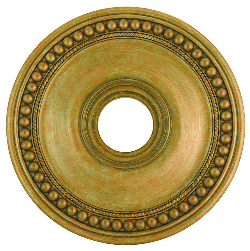 Livex Lighting - 82074-48 - Ceiling Medallion - Wingate - Hand Painted Antique Gold Leaf