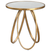 Uttermost - 24410 - Accent Table - Montrez - Gold Leaf