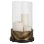 Arteriors - 2097 - Hurricane - Osbourne - Antique Brass/Distressed Black Iron