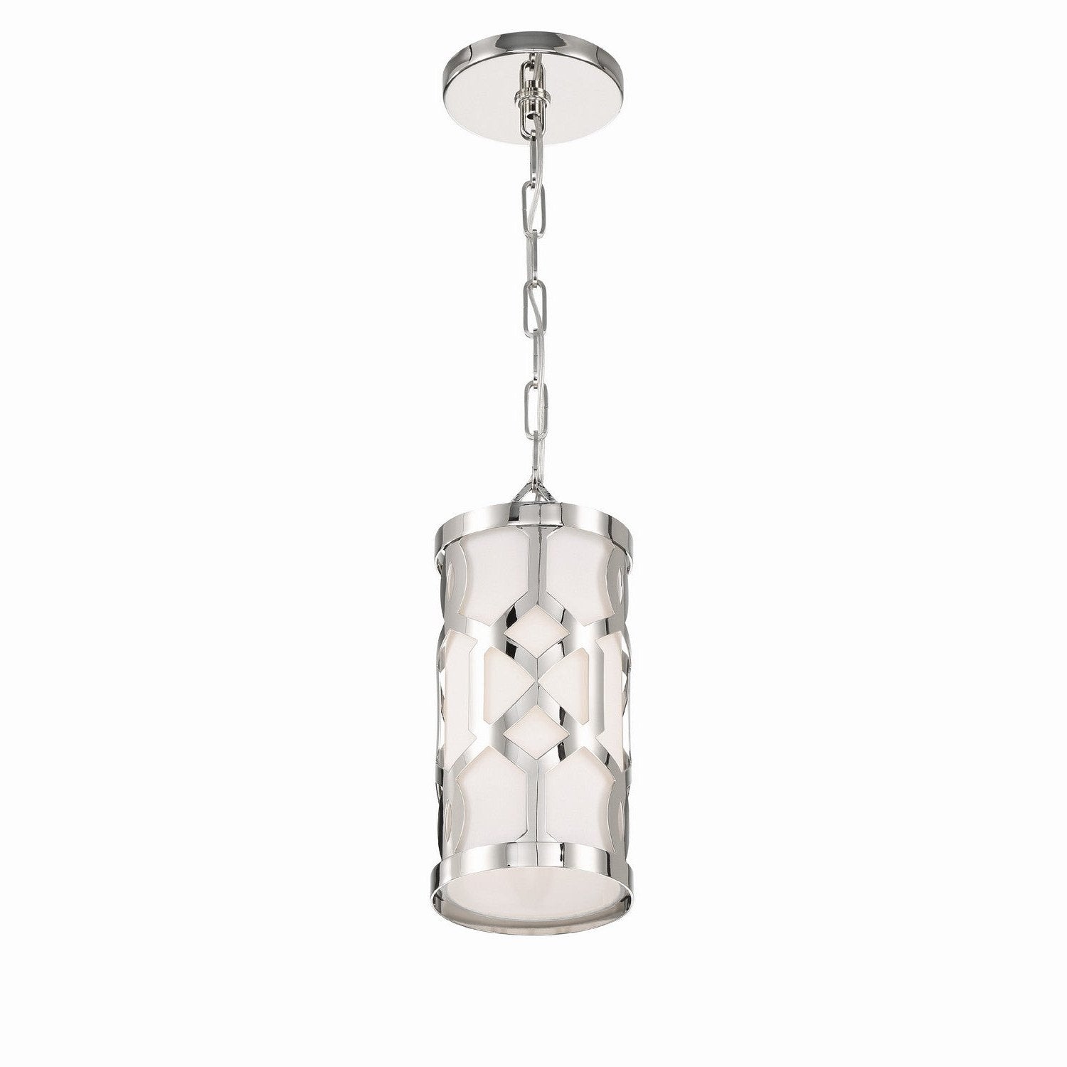 Crystorama - 2260-PN - One Light Pendant - Jennings - Polished Nickel