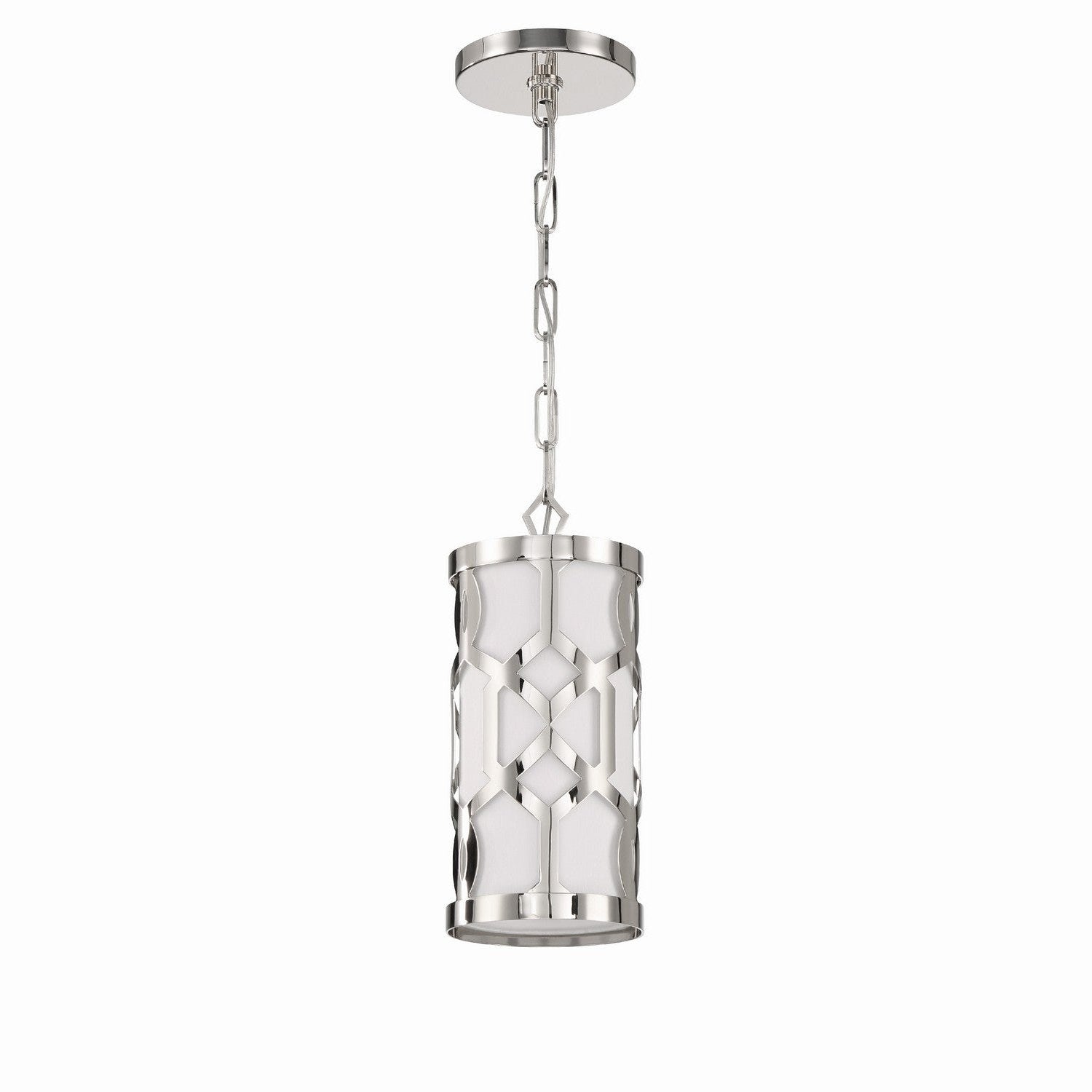 Crystorama - 2260-PN - One Light Pendant - Jennings - Polished Nickel