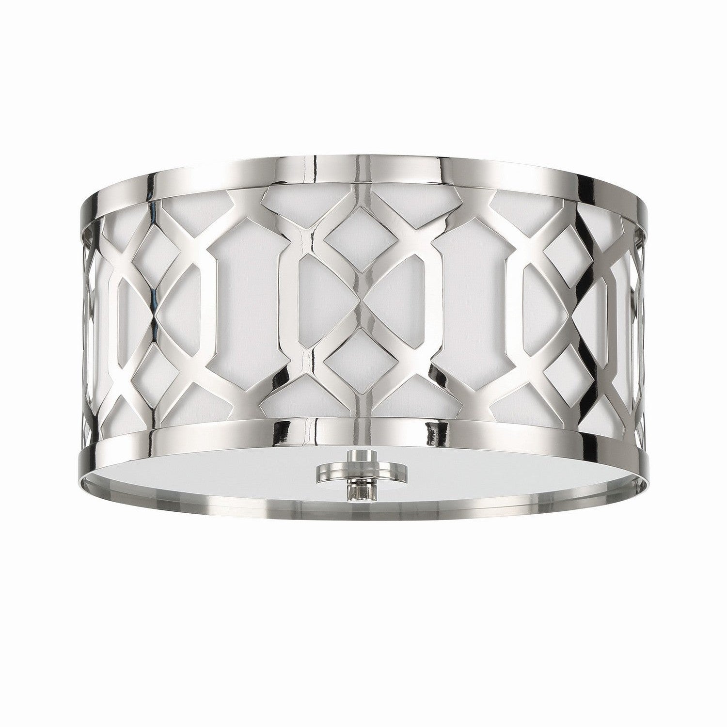 Crystorama - 2263-PN - Three Light Flush Mount - Jennings - Polished Nickel