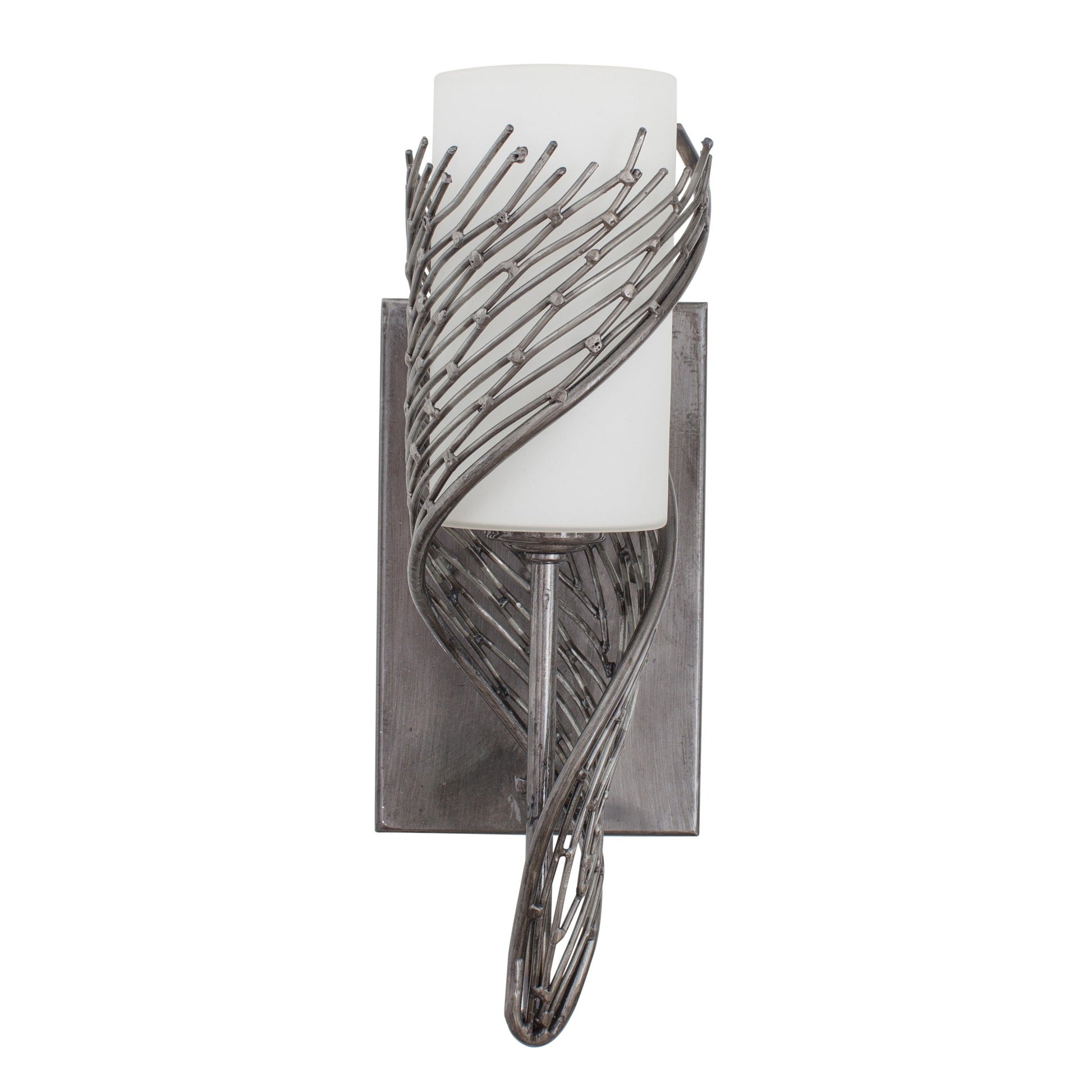 Varaluz - 240K01SL - One Light Wall Sconce - Flow - Steel