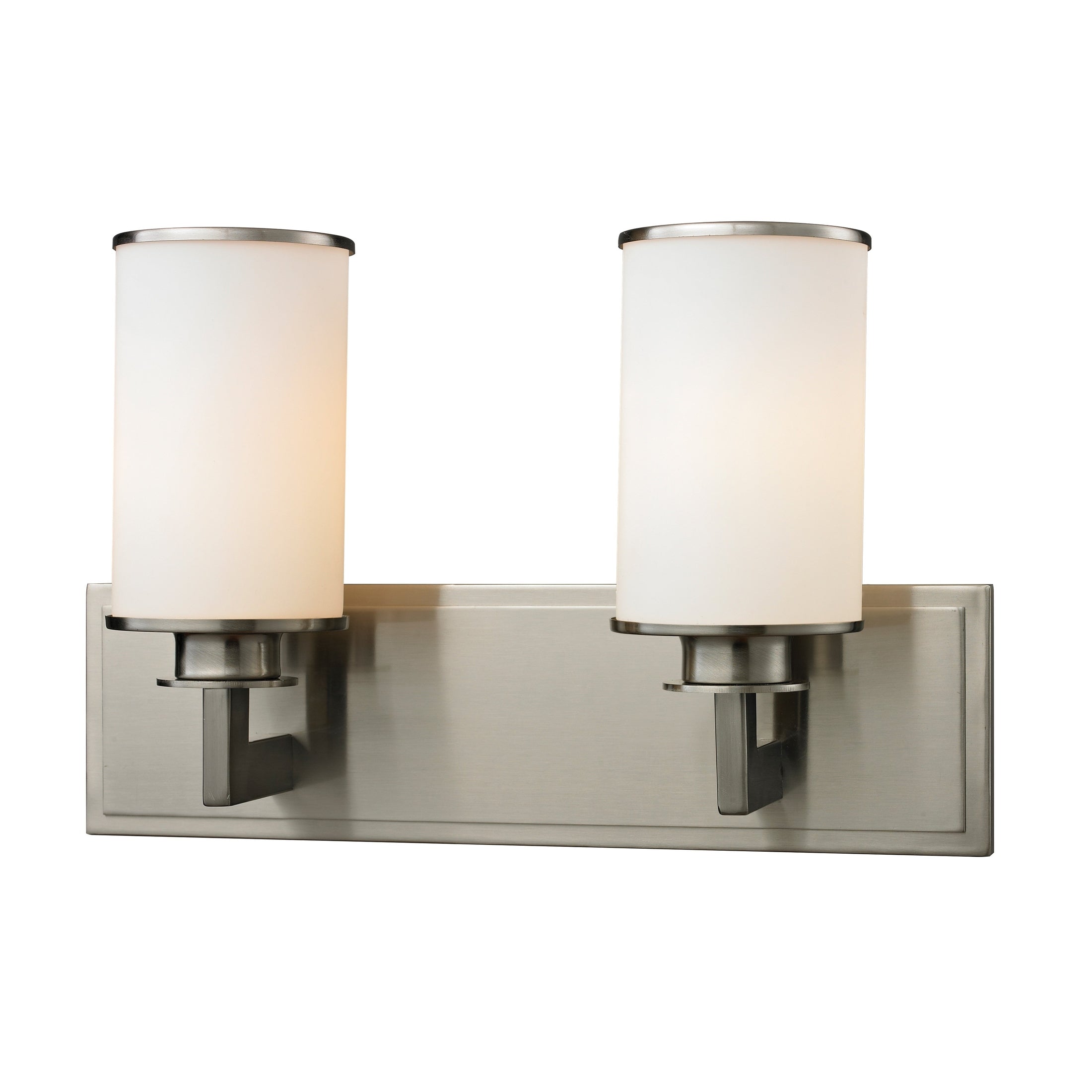 Z-Lite - 412-2V - Two Light Vanity - Savannah - Brushed Nickel