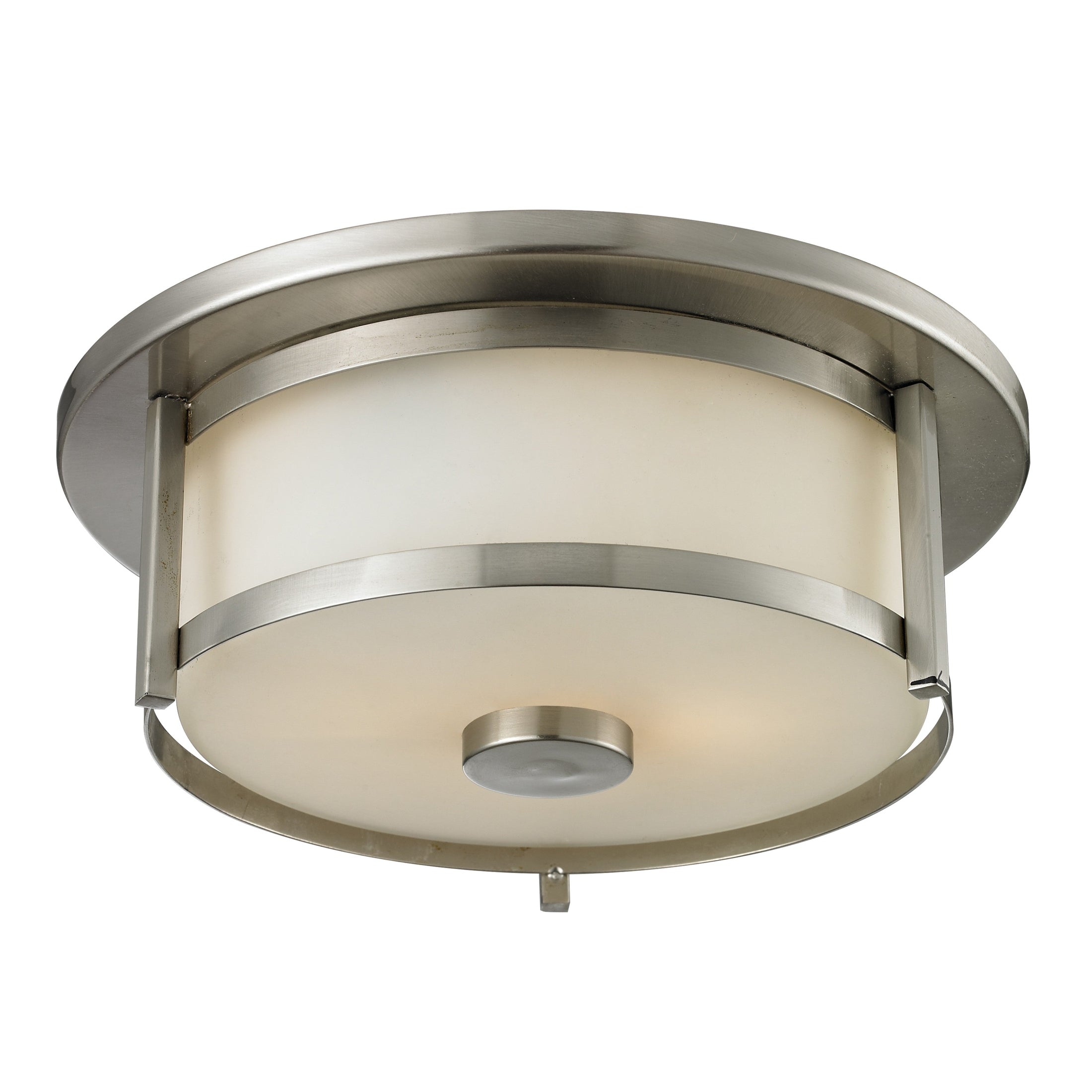 Z-Lite - 412F11 - Two Light Flush Mount - Savannah - Brushed Nickel