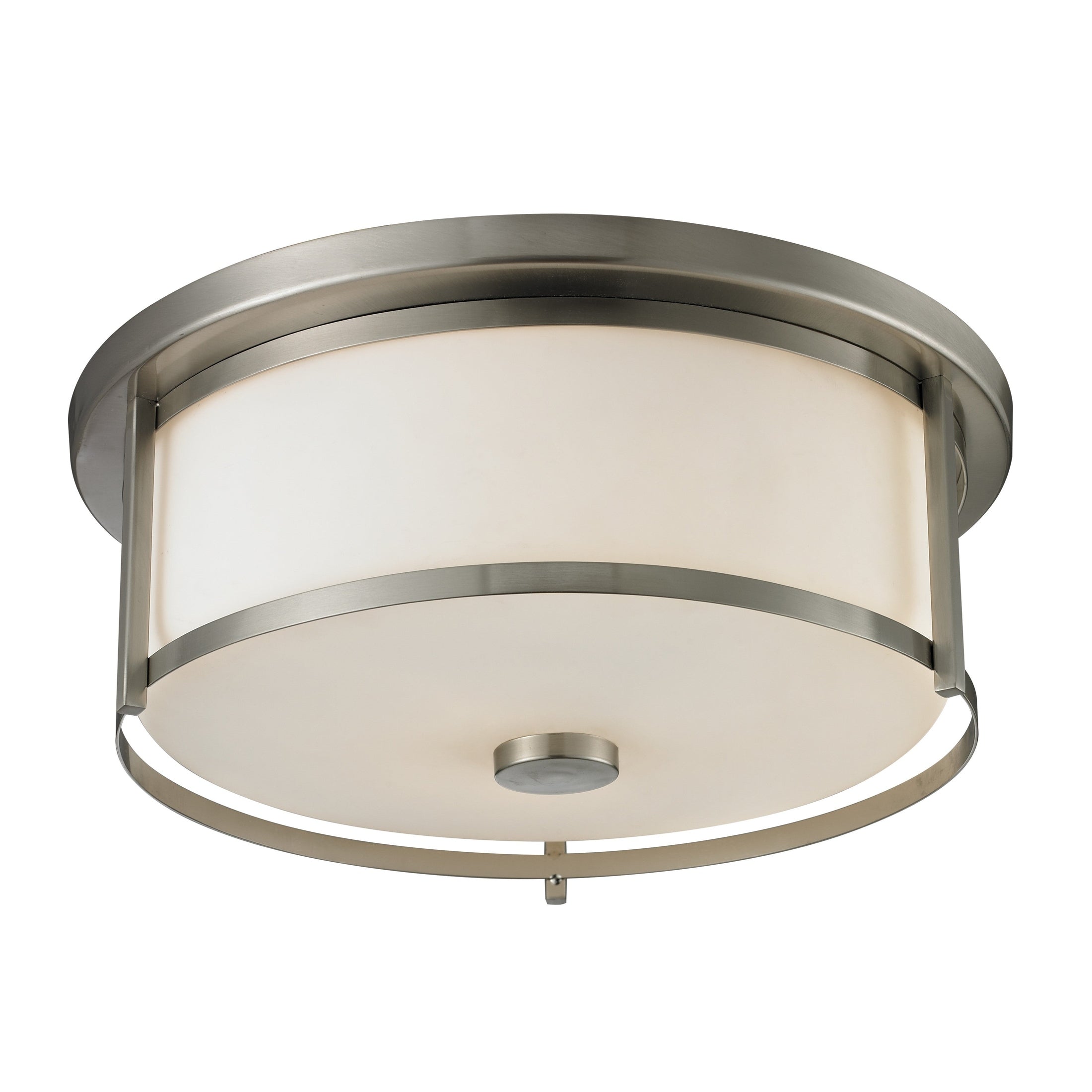 Z-Lite - 412F16 - Three Light Flush Mount - Savannah - Brushed Nickel