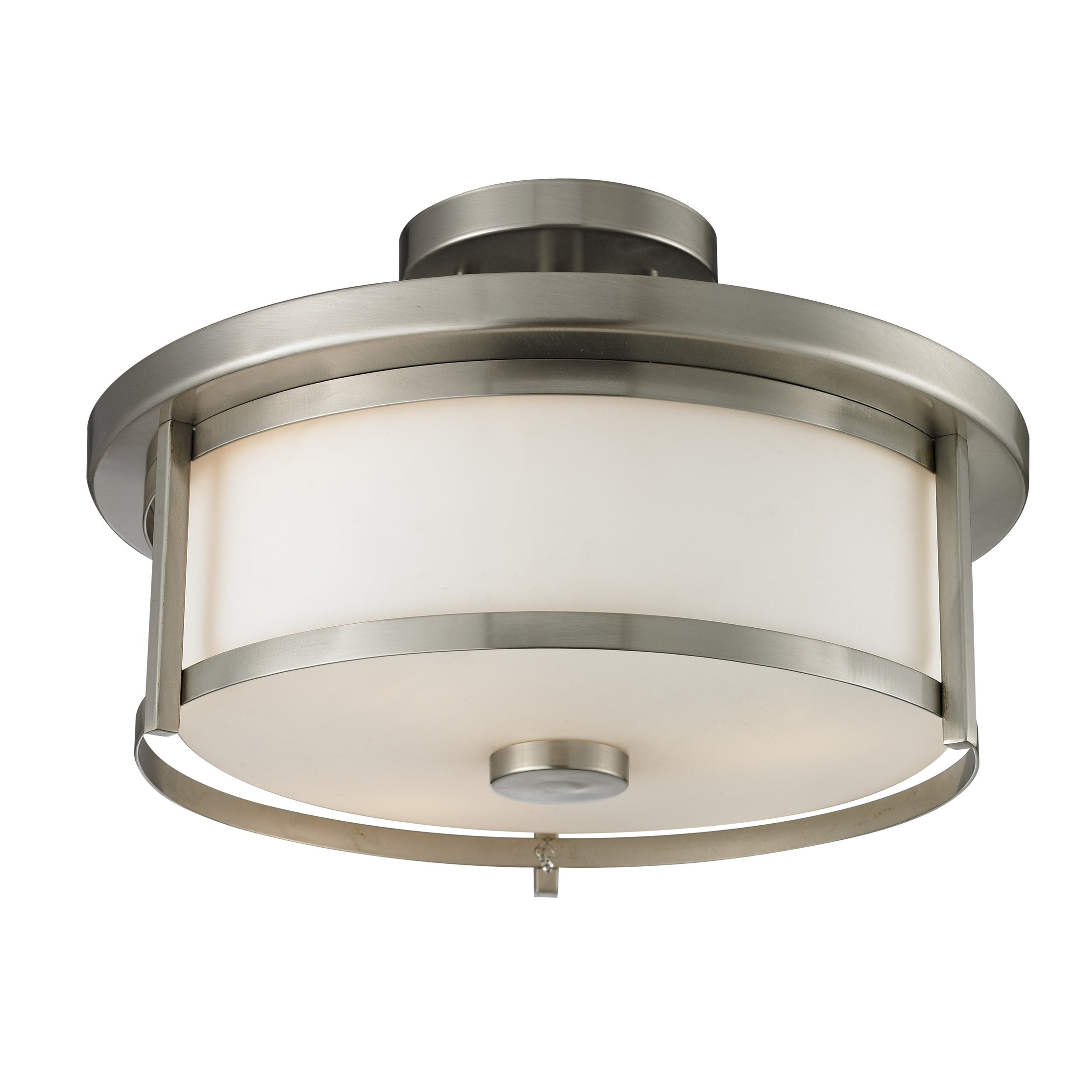 Z-Lite - 412SF14 - Two Light Semi Flush Mount - Savannah - Brushed Nickel