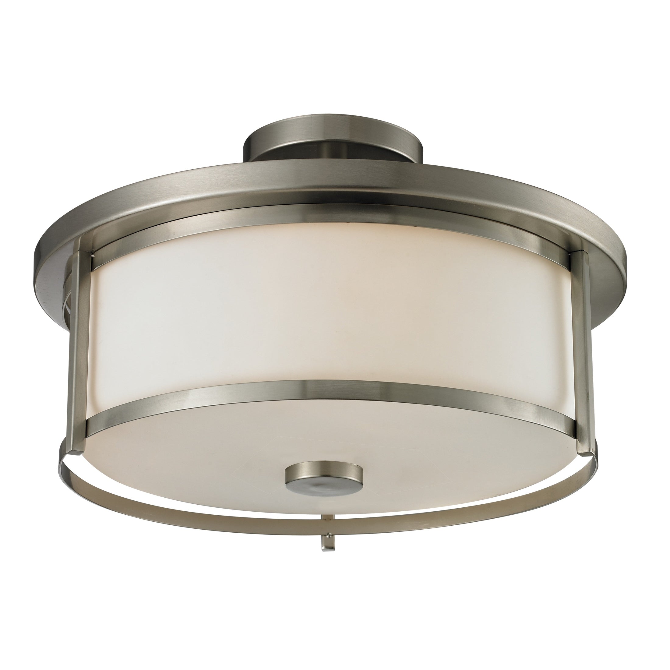 Z-Lite - 412SF16 - Three Light Semi Flush Mount - Savannah - Brushed Nickel