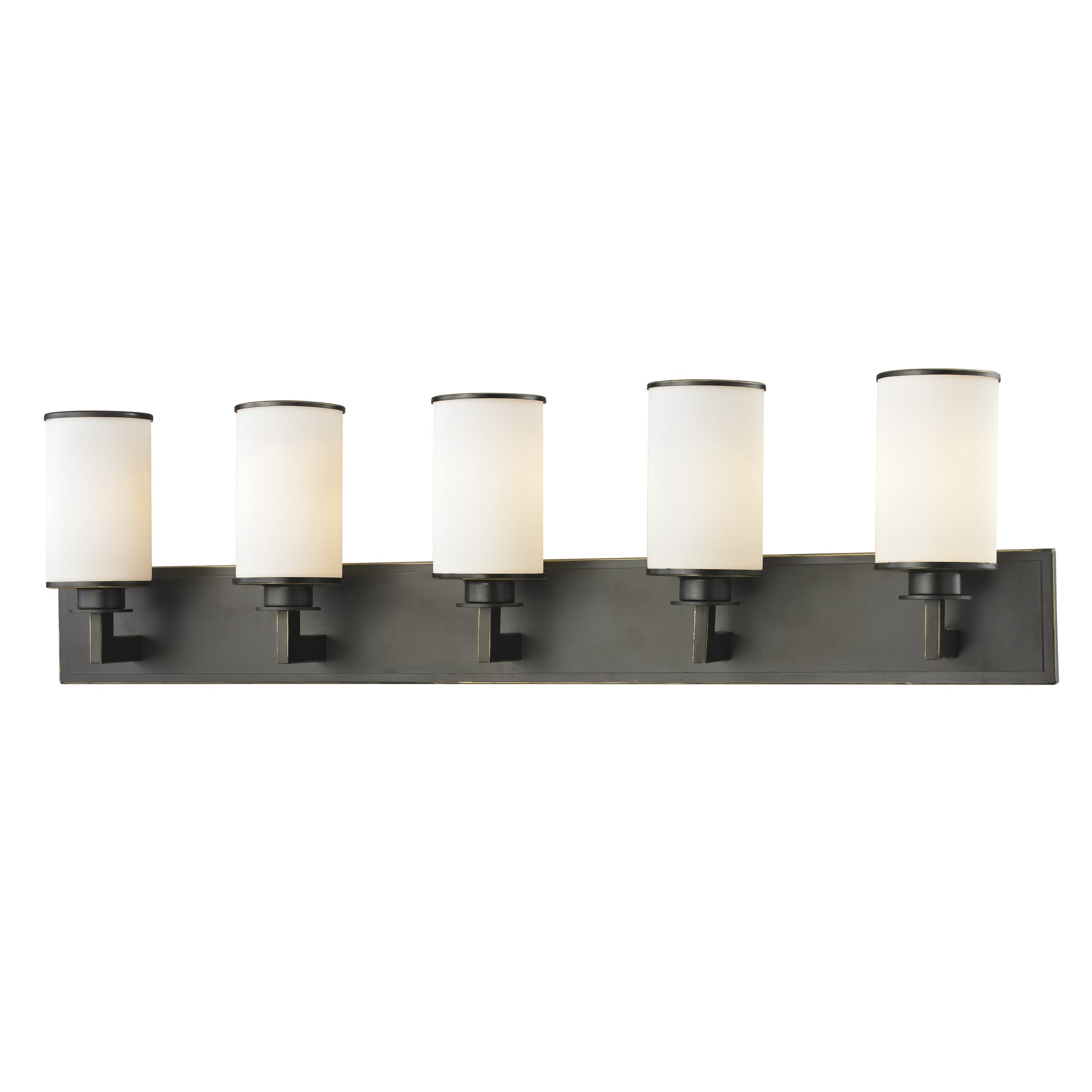 Z-Lite - 413-5V - Five Light Vanity - Savannah - Olde Bronze